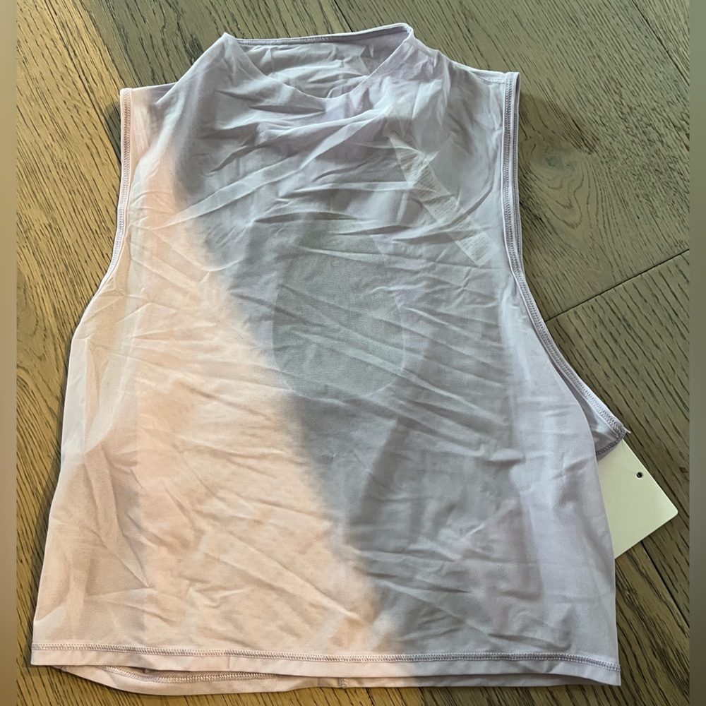Lululemon Athletica Lavender mesh Tank Top